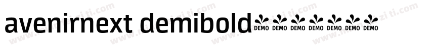 avenirnext demibold字字体转换